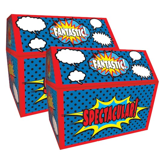 Teacher Created Resources Superhero Chest, 2ct.